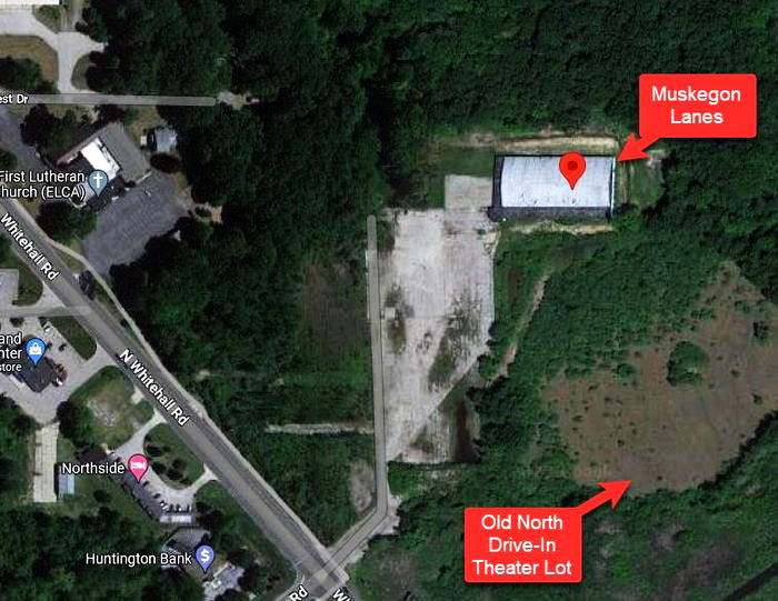 AMF Muskegon Lanes - Aerial Map